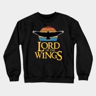 Lord Of The Wings Retro Style Vintage Bird Gift Crewneck Sweatshirt